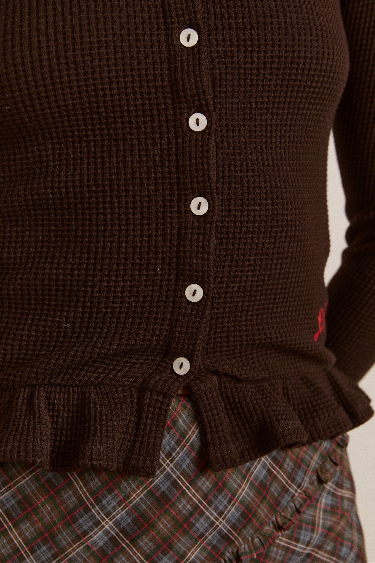 marjorie waffle top