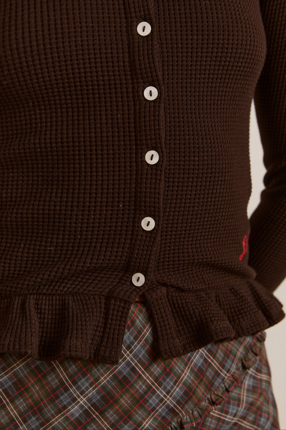 marjorie waffle top