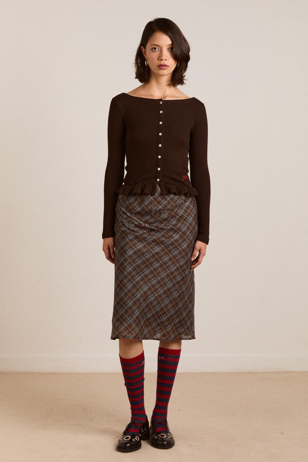 marjorie waffle top