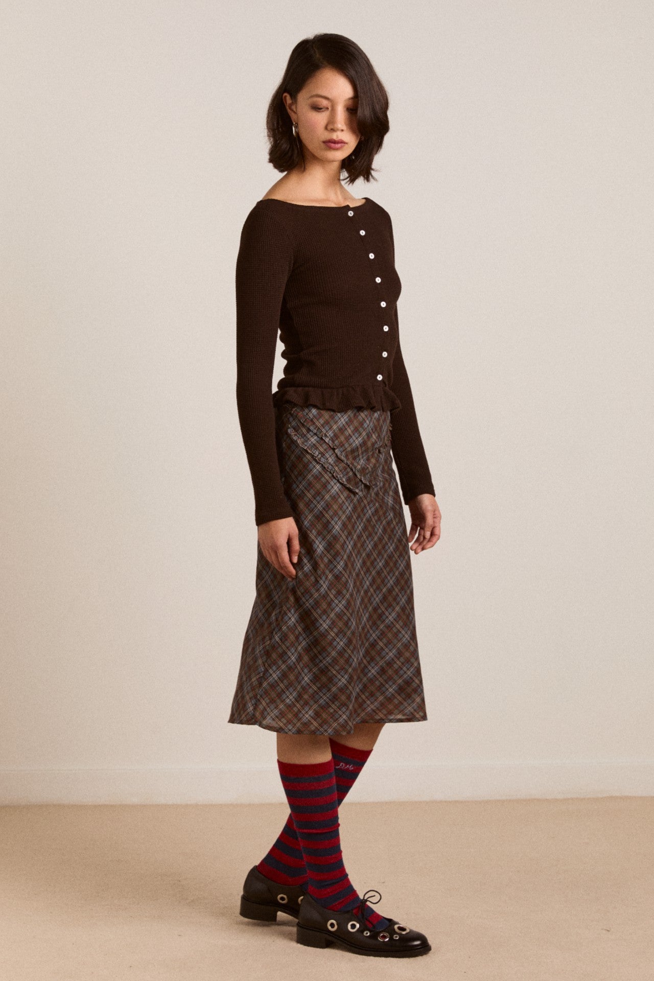 marjorie waffle top