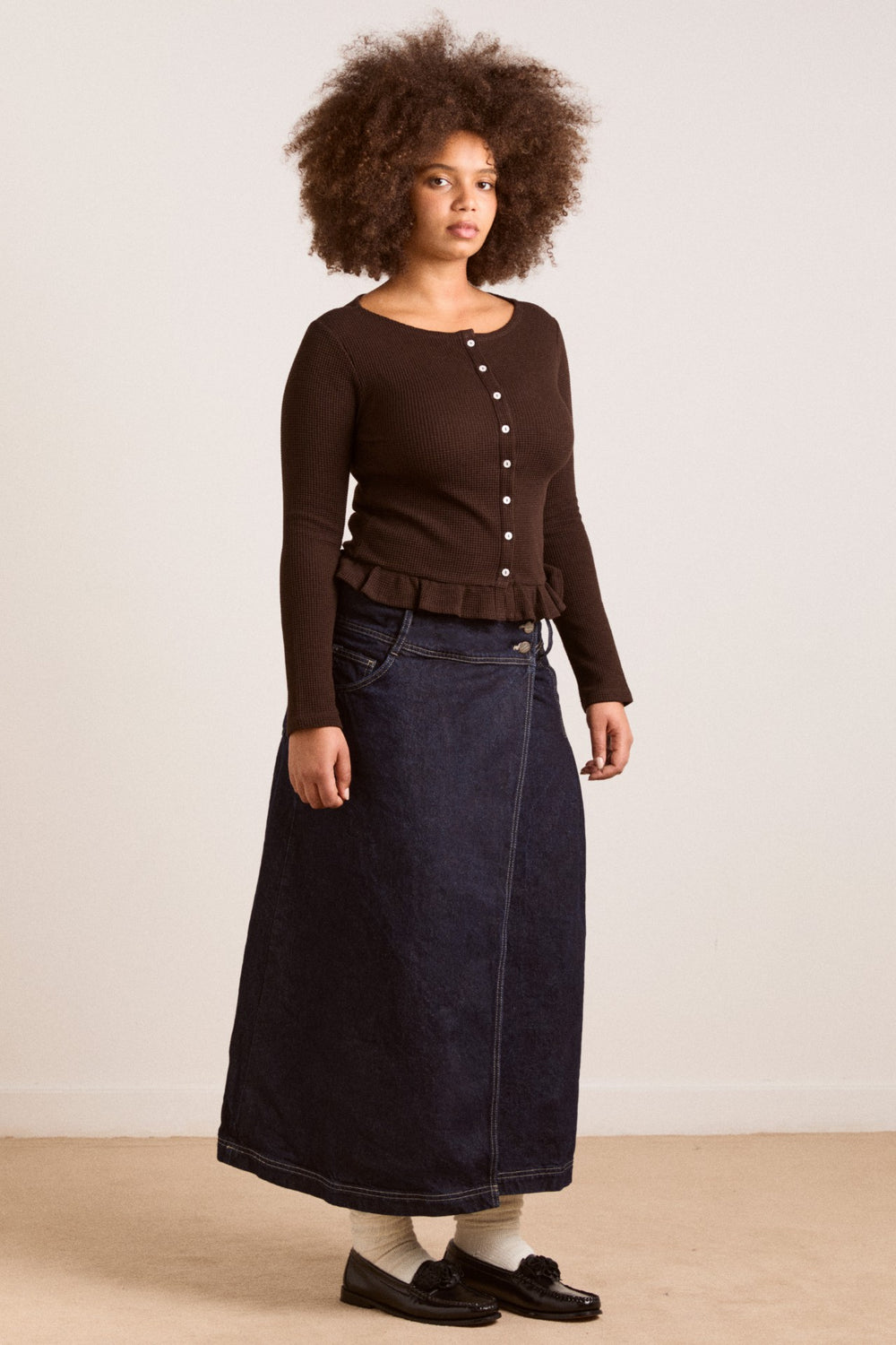 marjorie waffle top