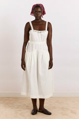 campbell midi dress - white