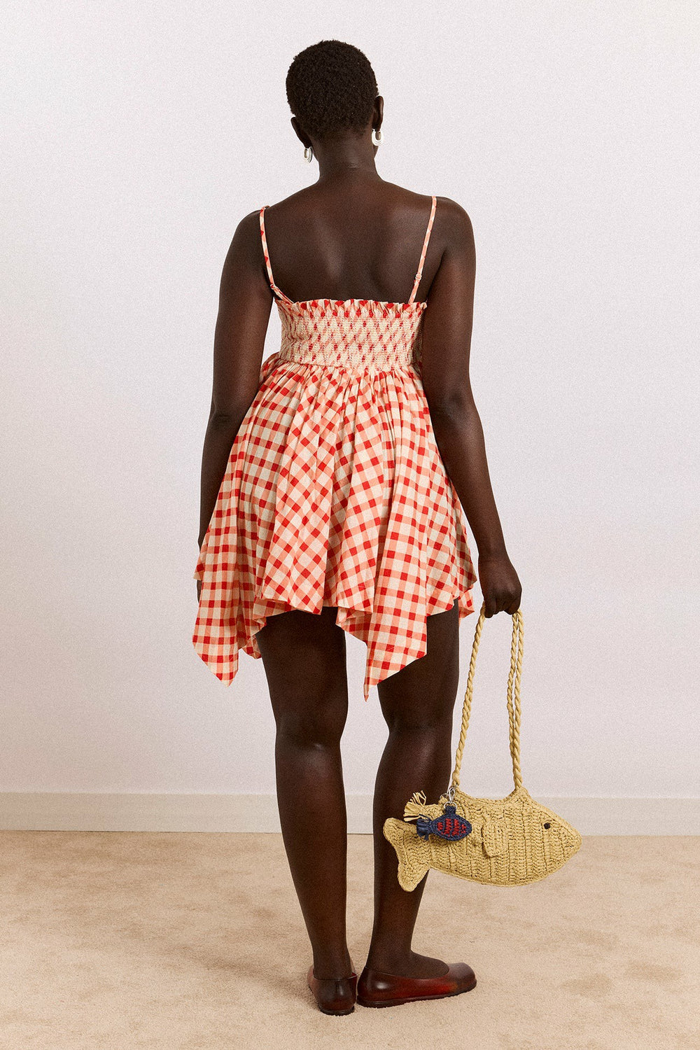 lilo hanky hem multiwear skirt/dress- red gingham