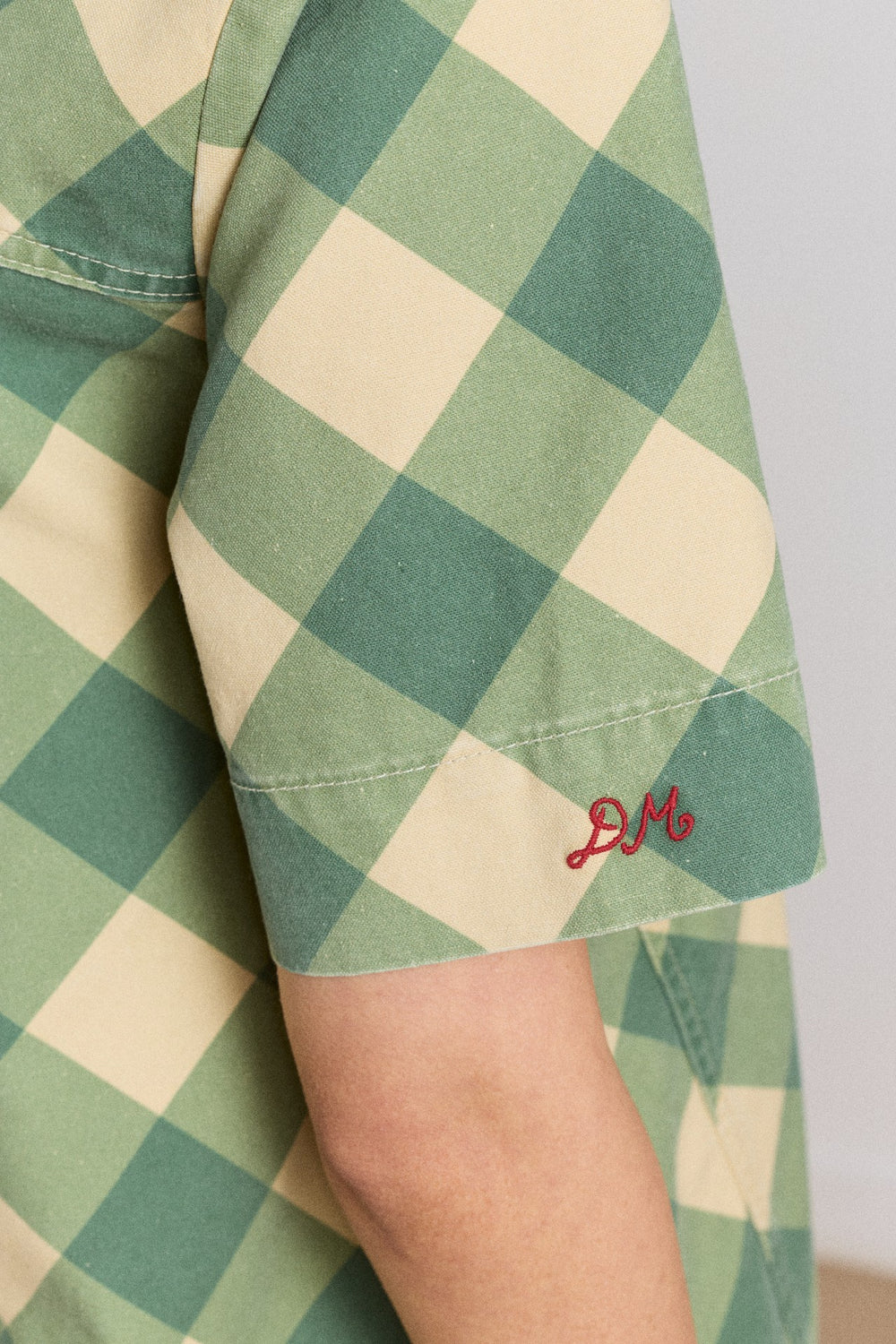 reversible bridget mini dress - gingham