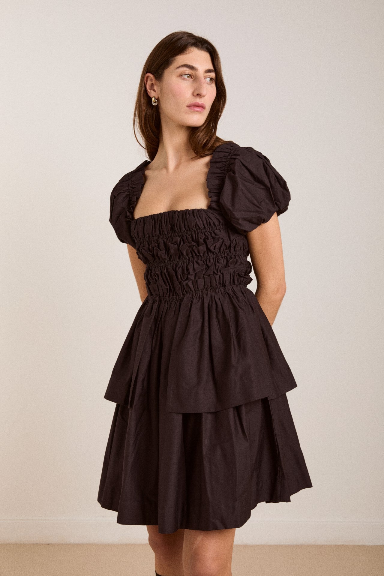 lyza mini dress - black