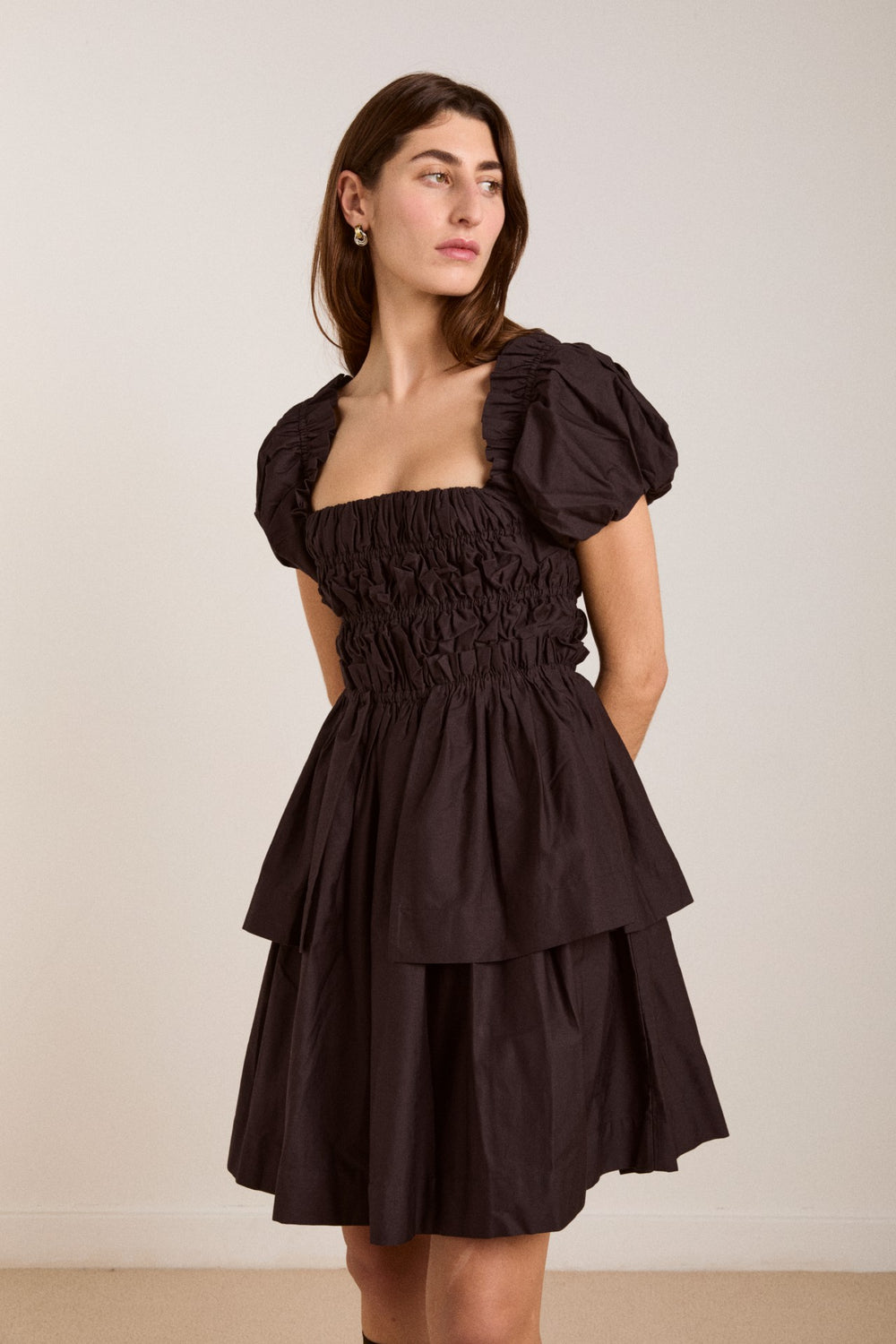 lyza mini dress - black