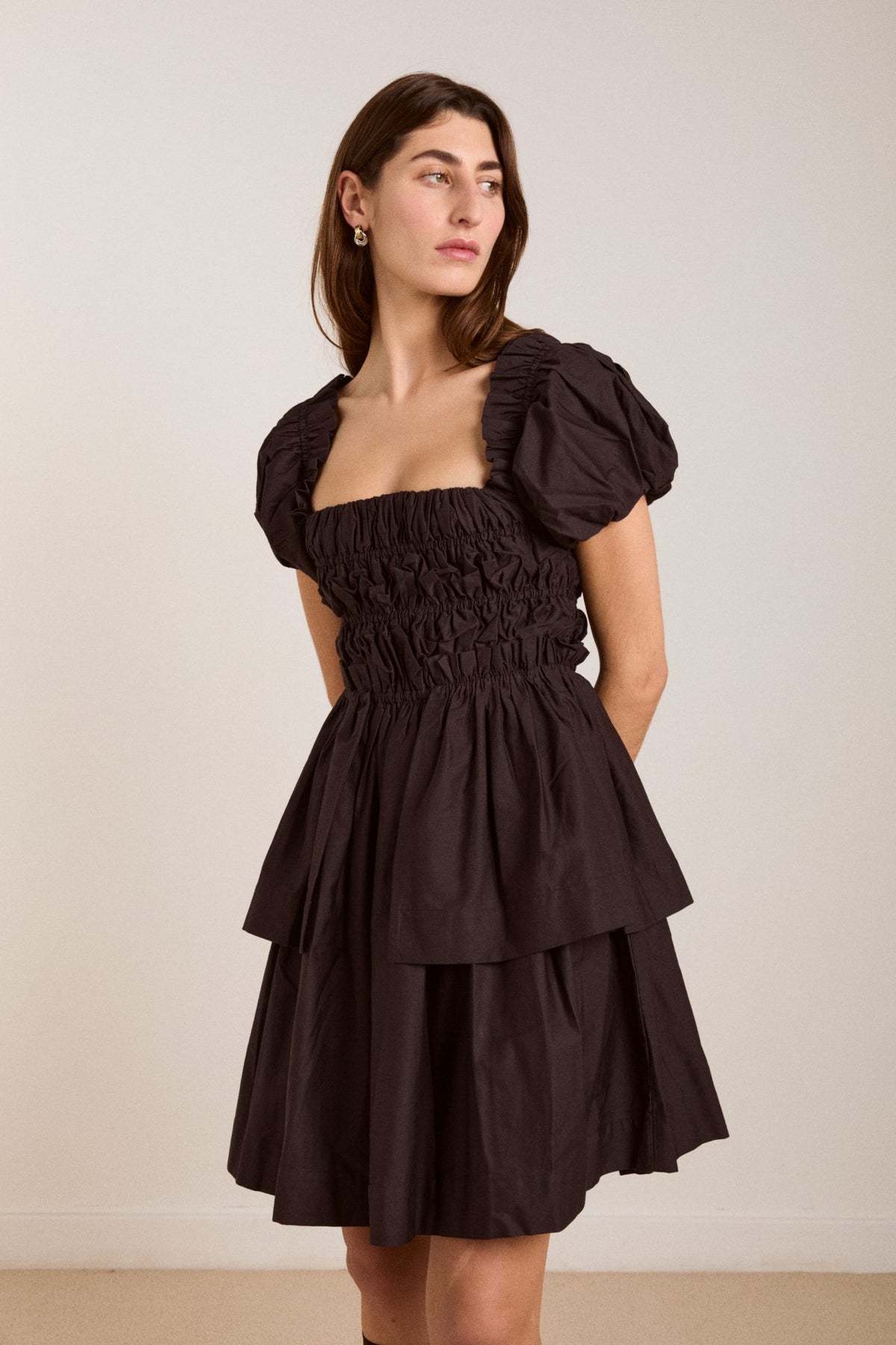 lyza mini dress - black