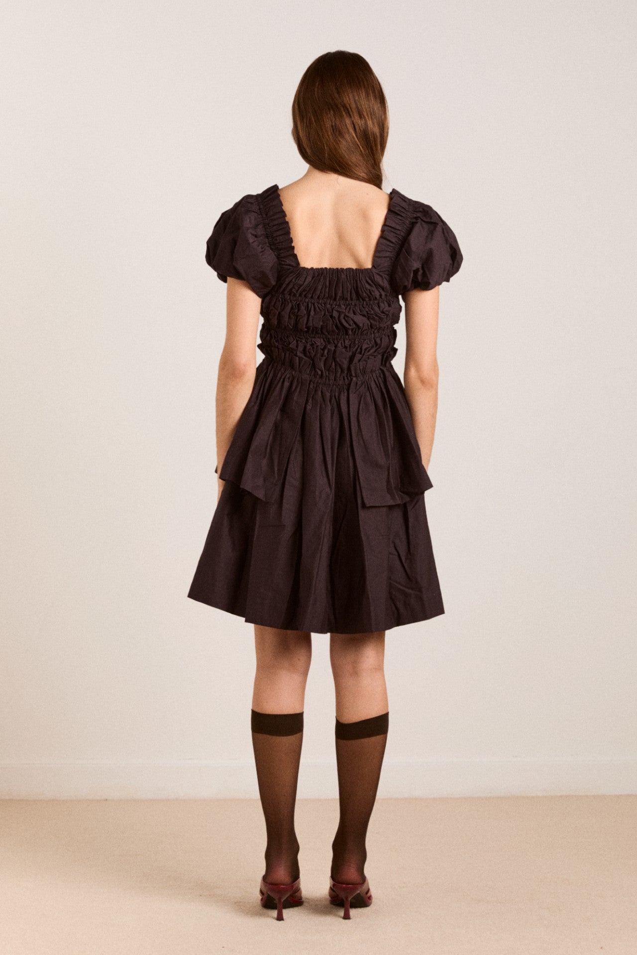 lyza mini dress - black