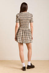 mansi mini dress - butter check