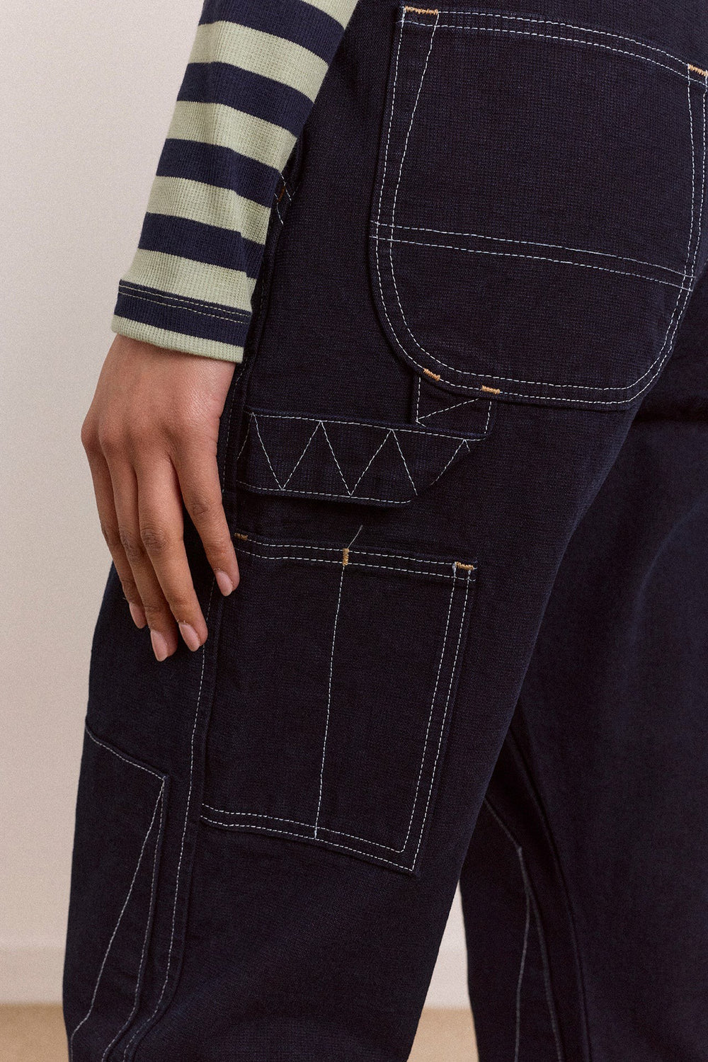 lisa workwear denim overalls