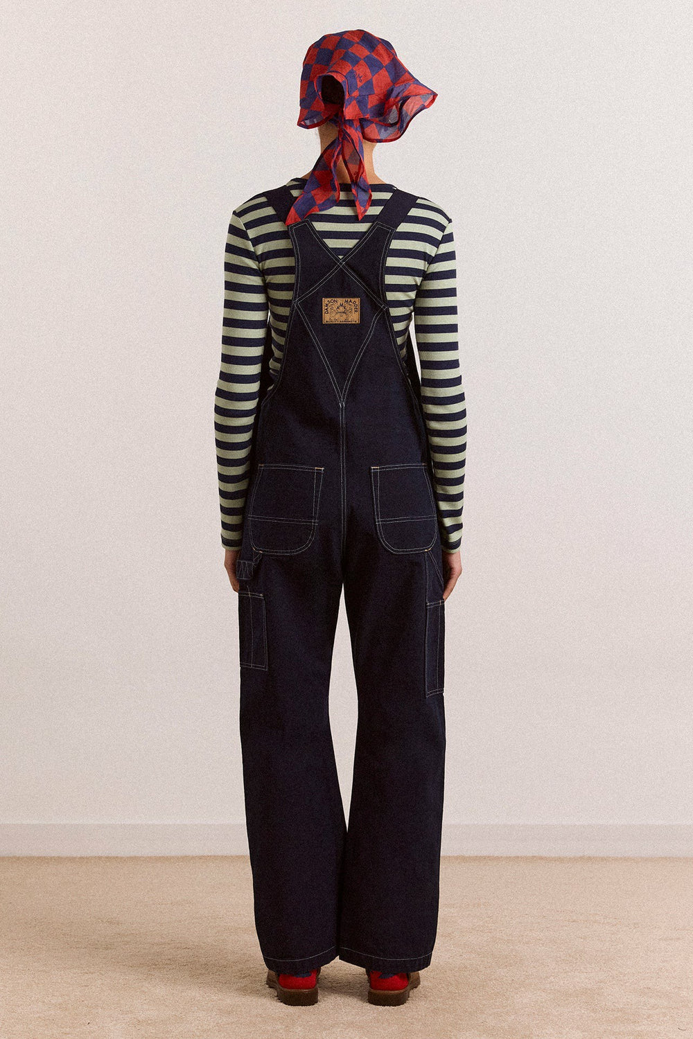 lisa workwear denim overalls