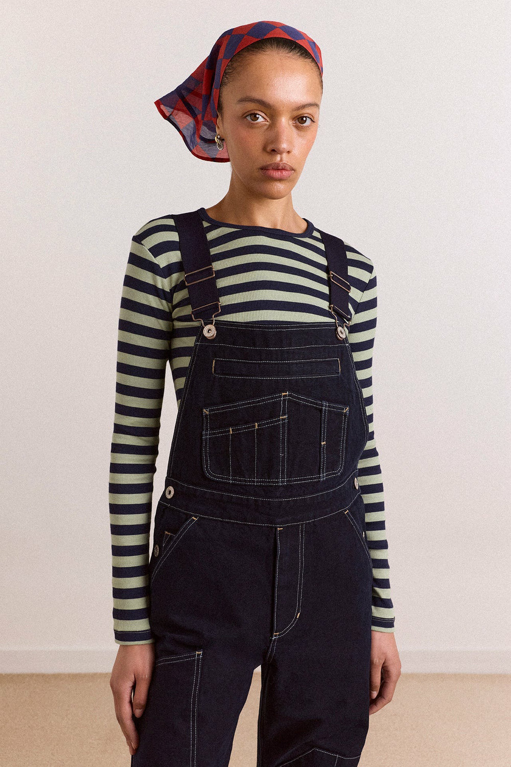 lisa workwear denim overalls