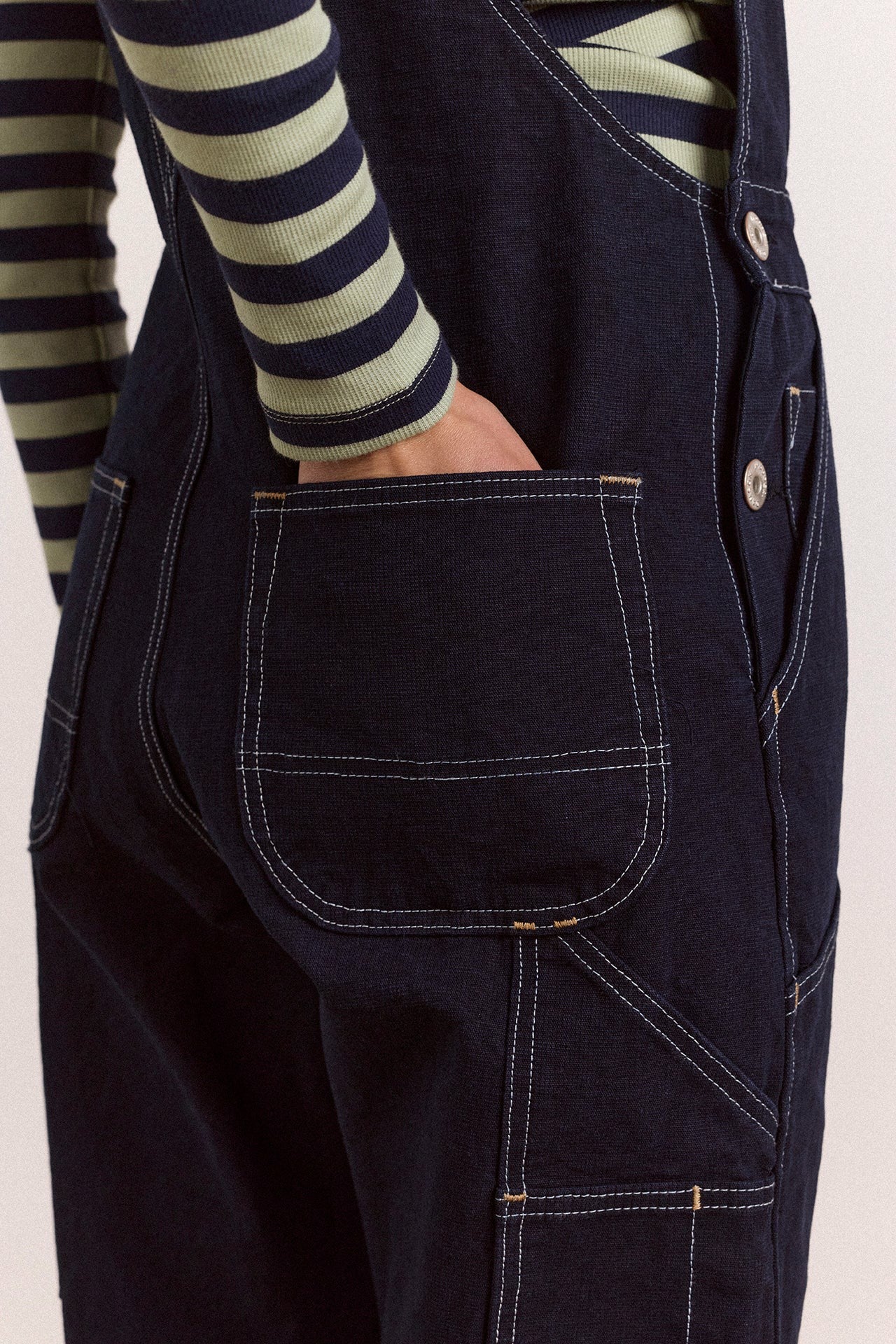 lisa workwear denim overalls