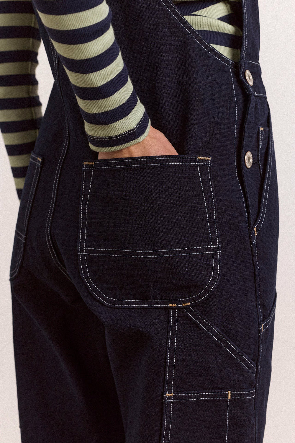 lisa workwear denim overalls