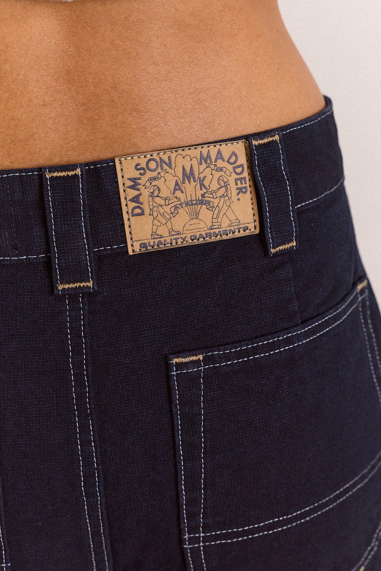 laura workwear denim zip off jeans