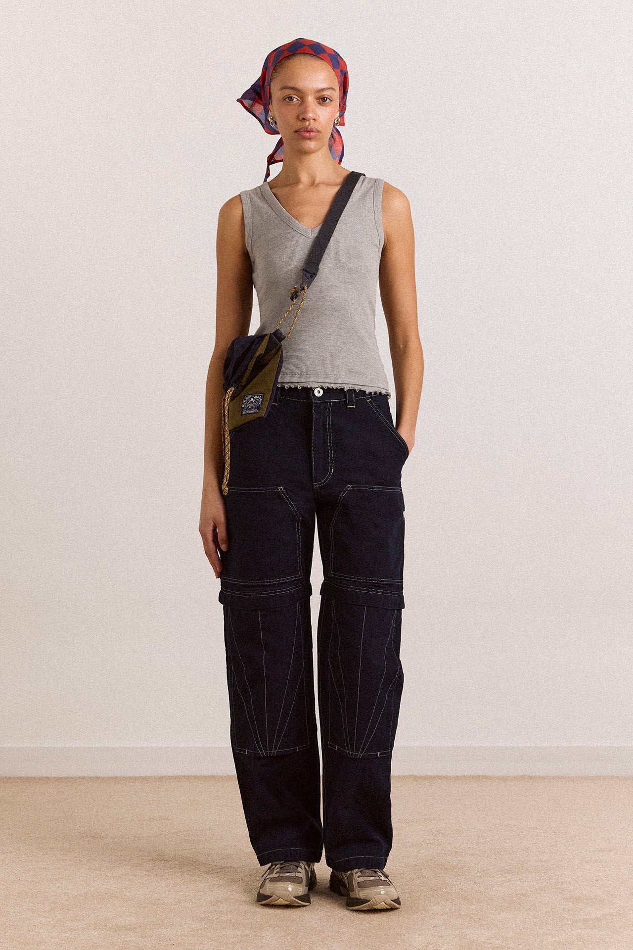 laura workwear denim zip off jeans