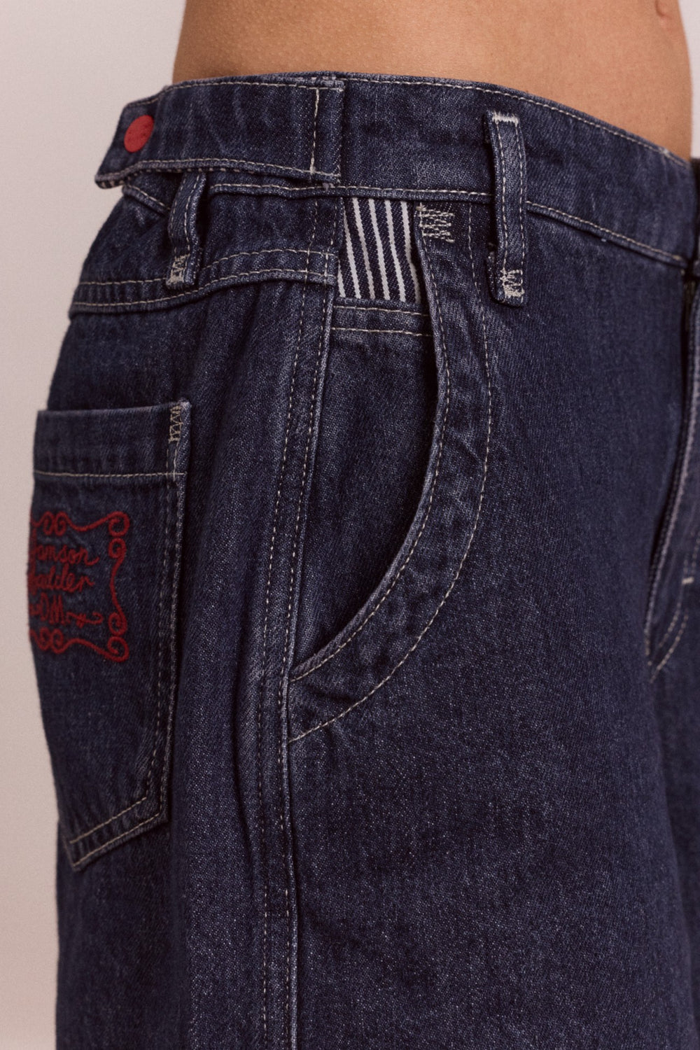 annie denim shorts - indigo