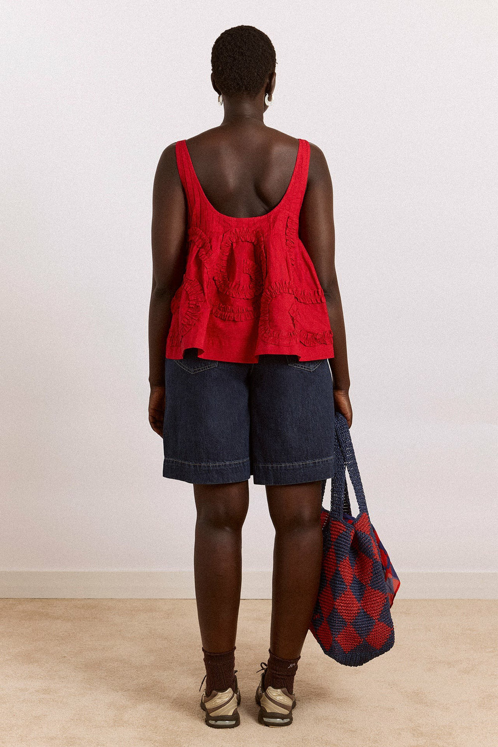annie denim shorts - indigo
