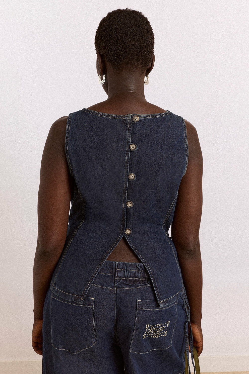 maxime top - dark indigo