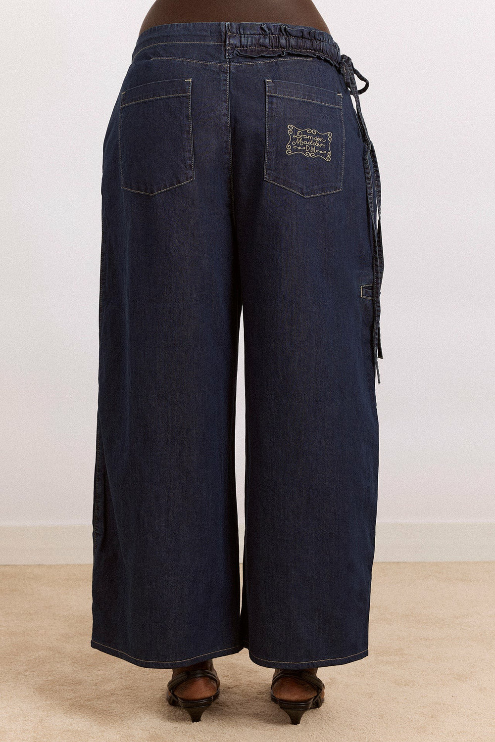 straight leg augusta jeans - dark indigo