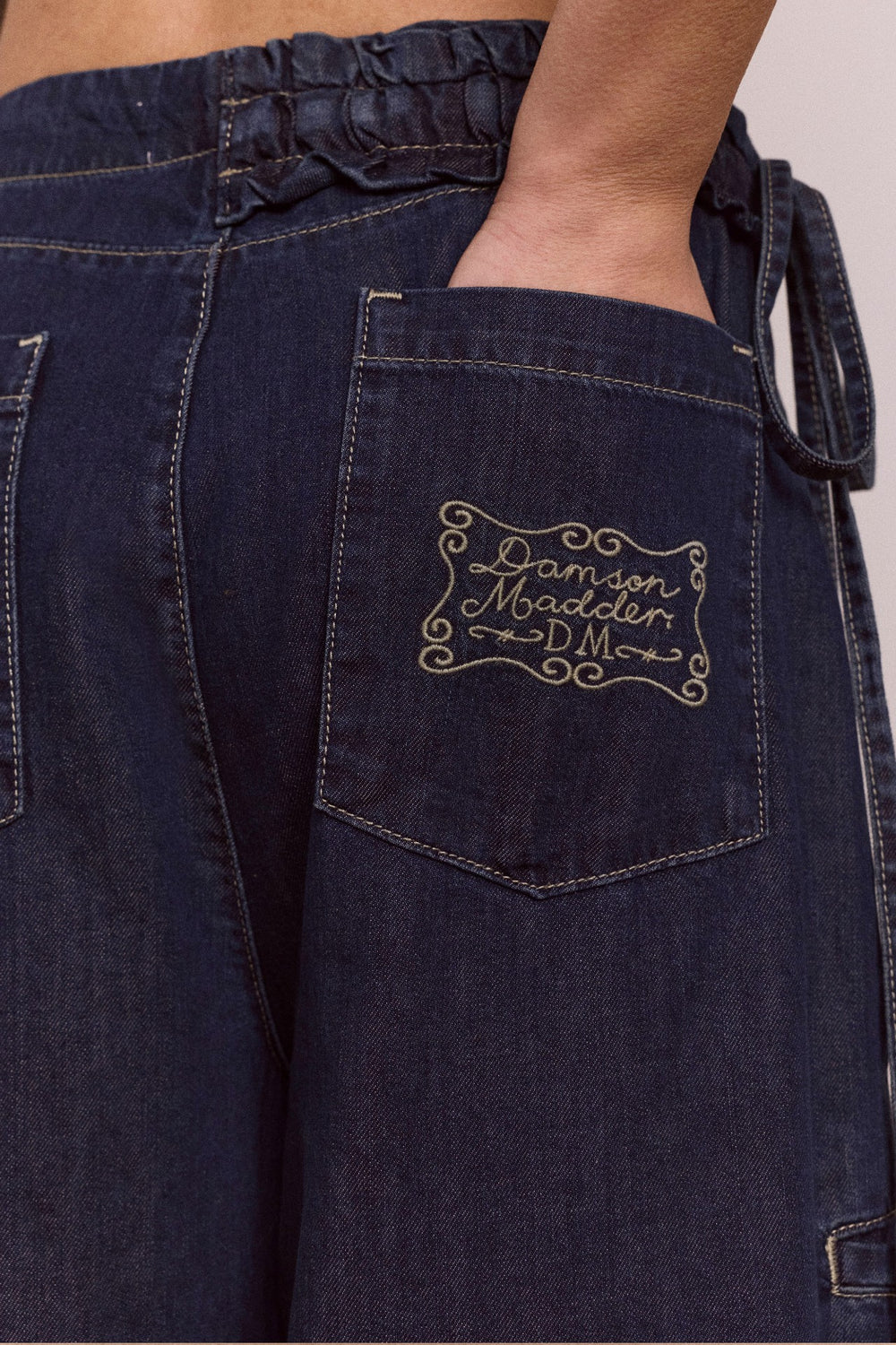 straight leg augusta jeans - dark indigo
