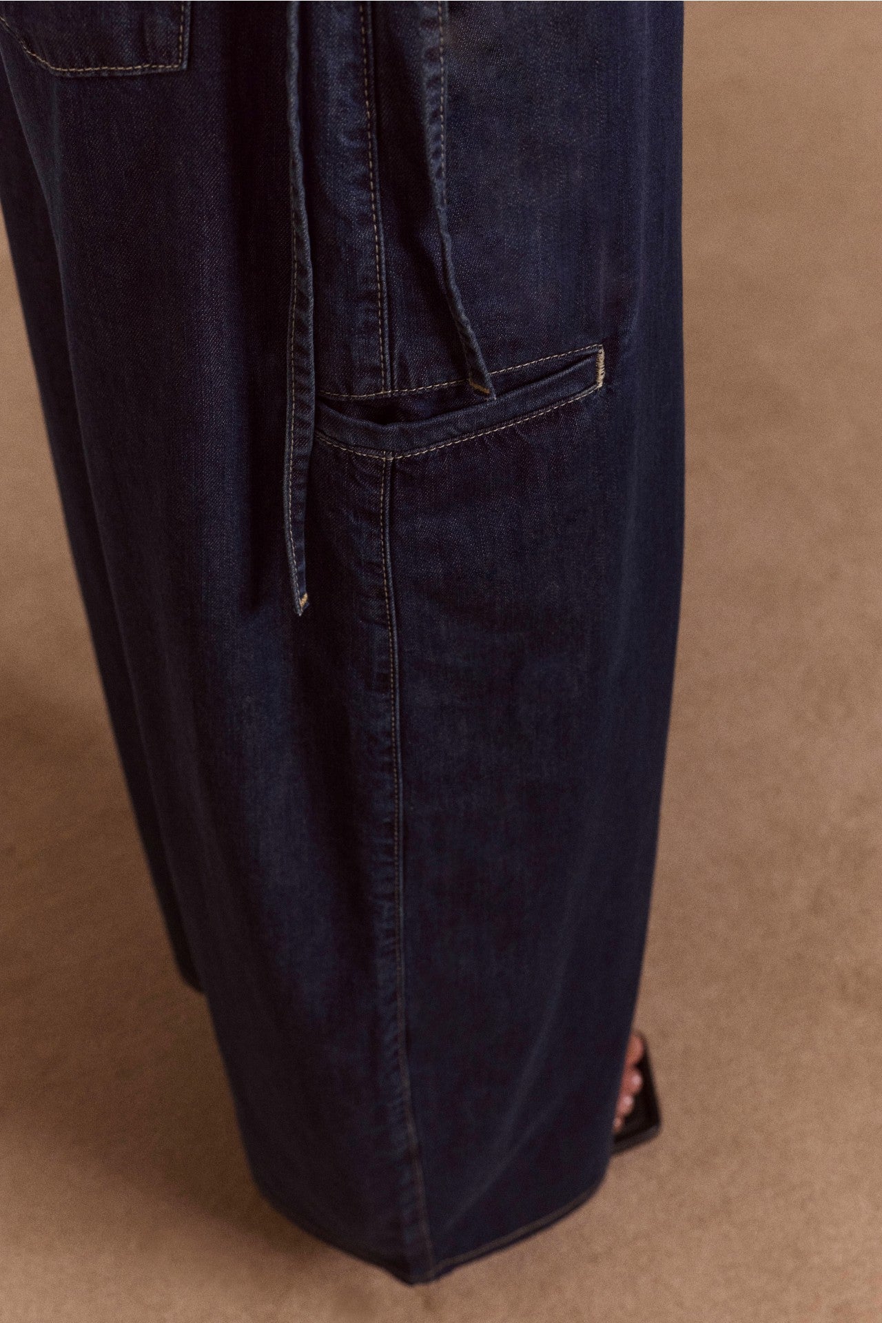 straight leg augusta jeans - dark indigo