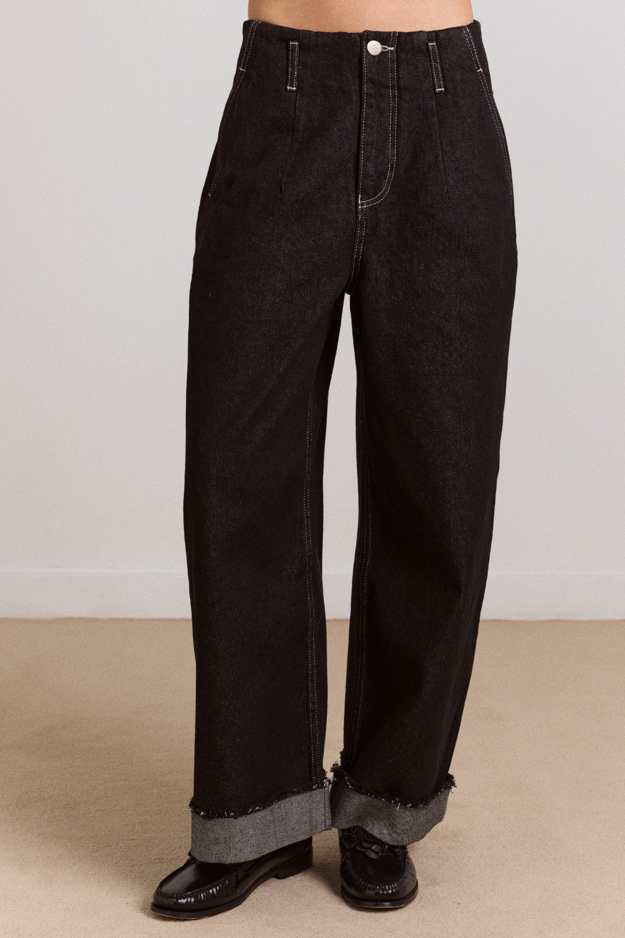 loose fit pascal jeans - black wash