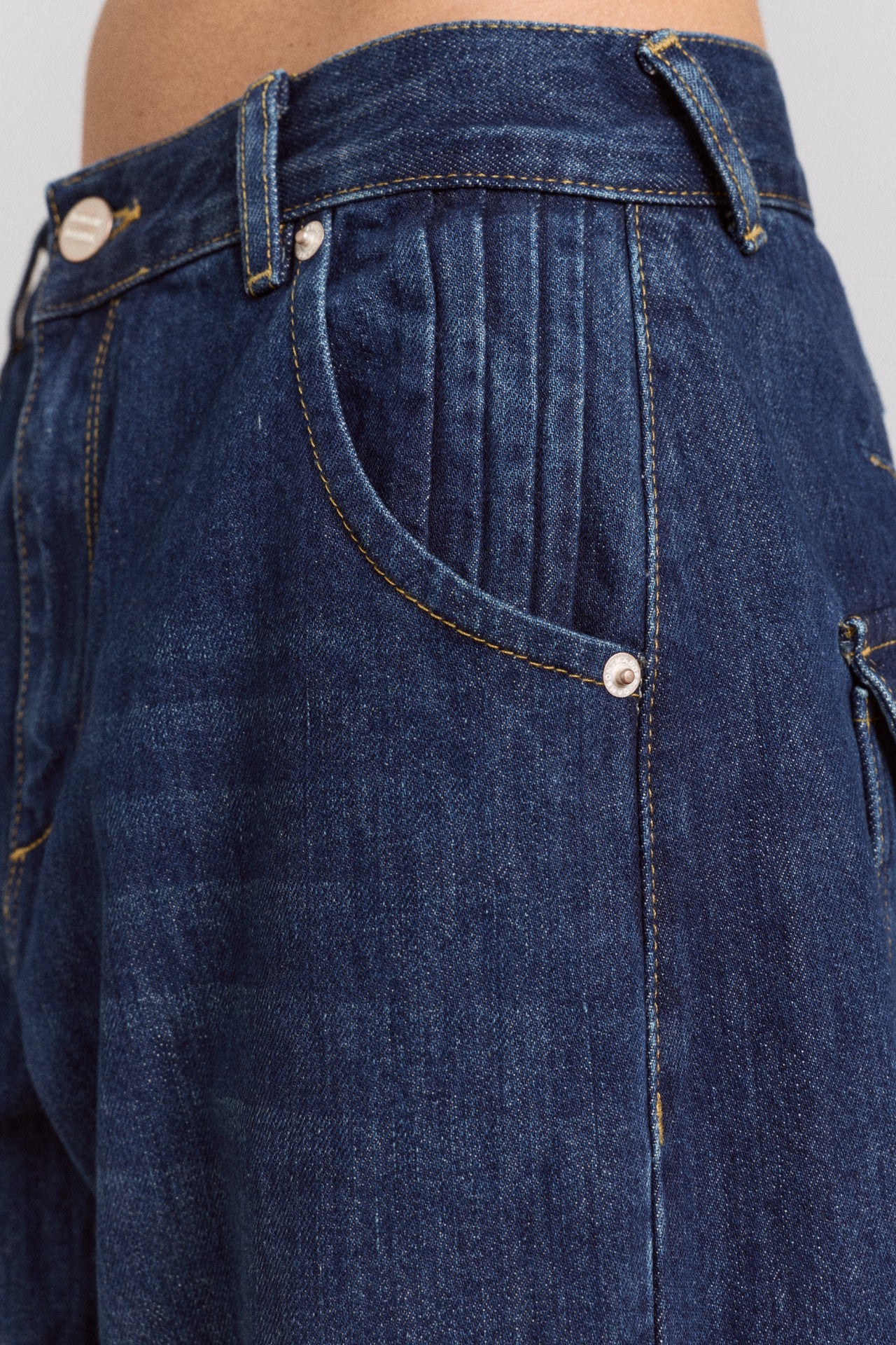 nina jean - authentic mid blue wash
