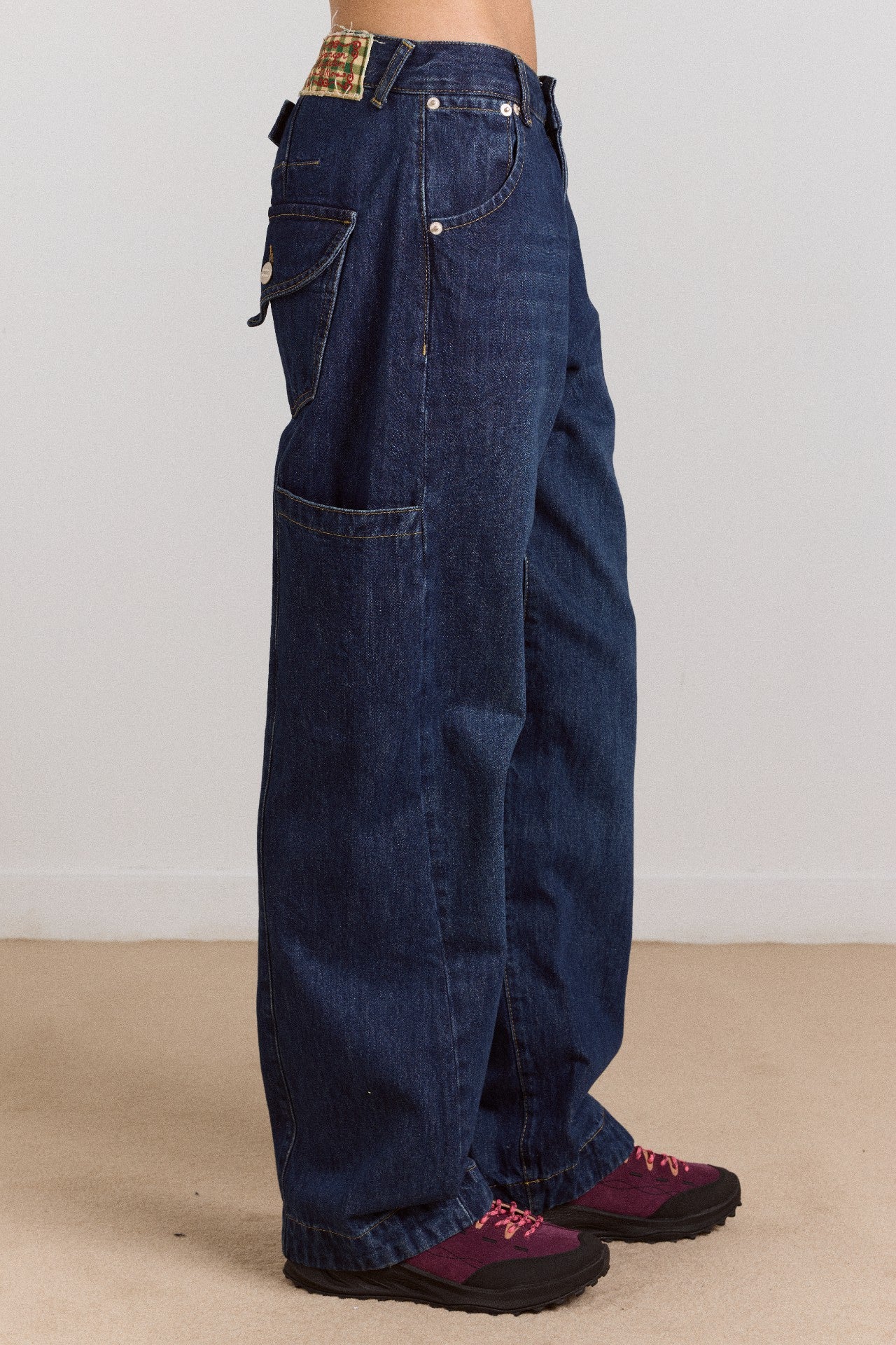 nina jean - authentic mid blue wash
