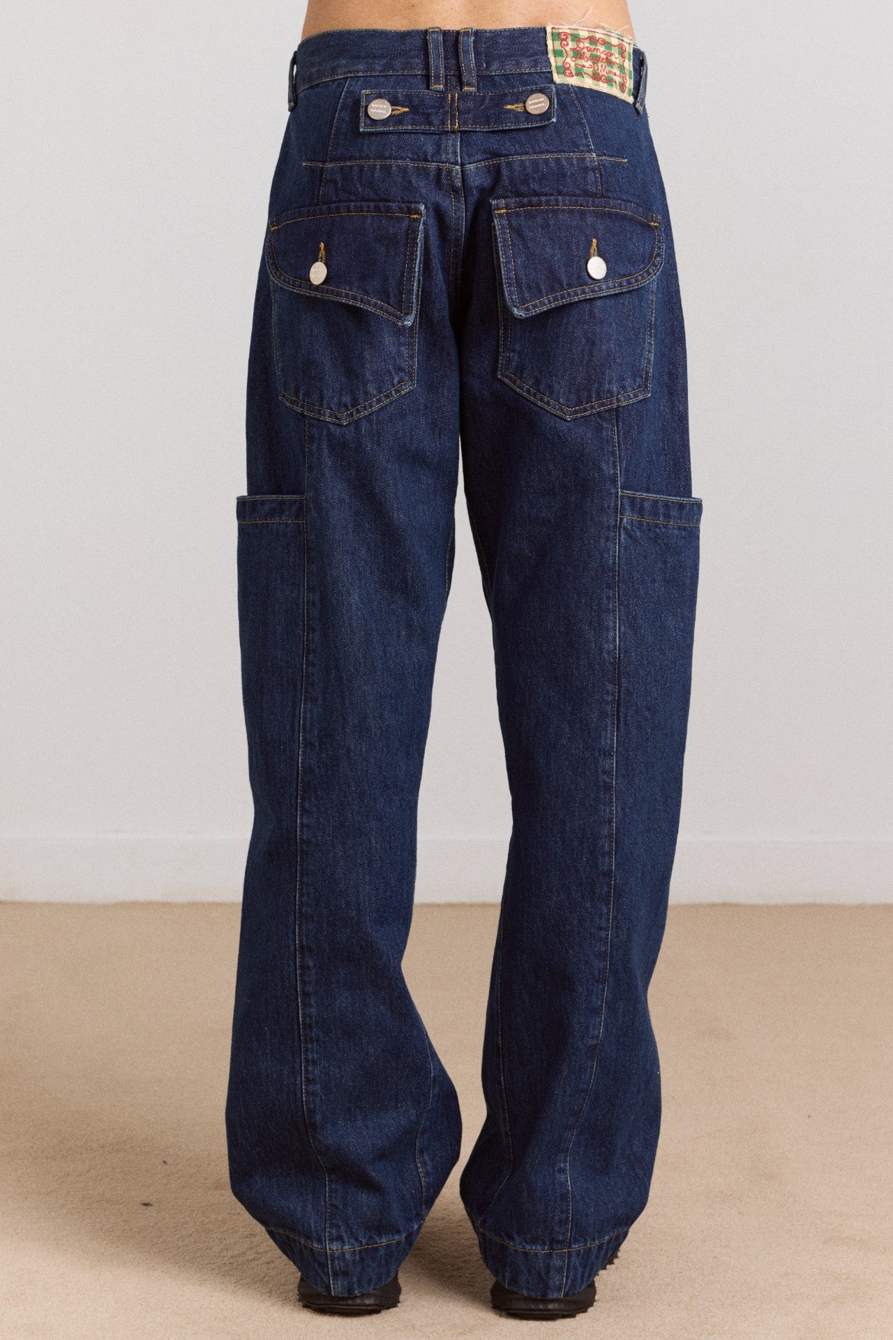 nina jean - authentic mid blue wash