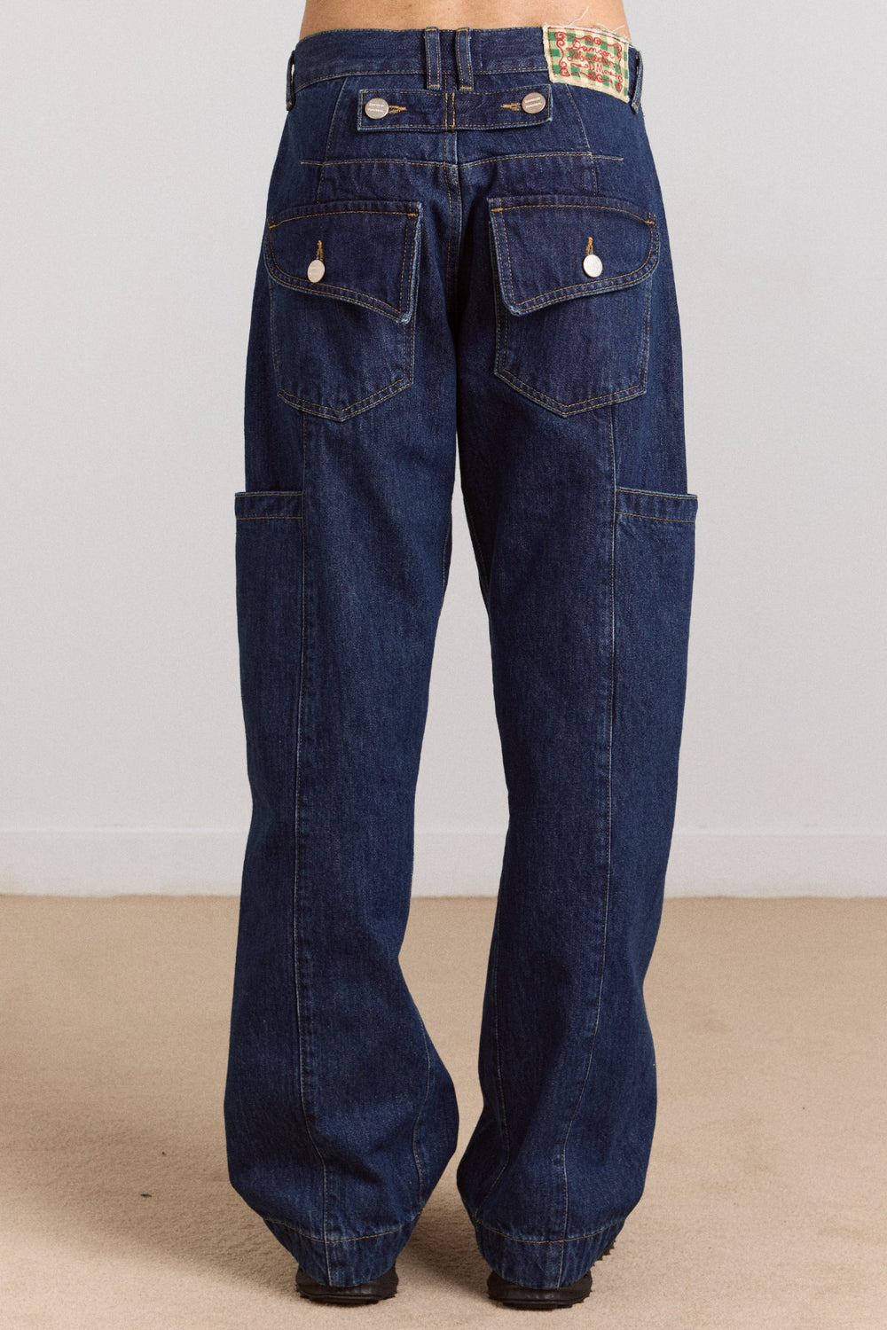 nina jean - authentic mid blue wash