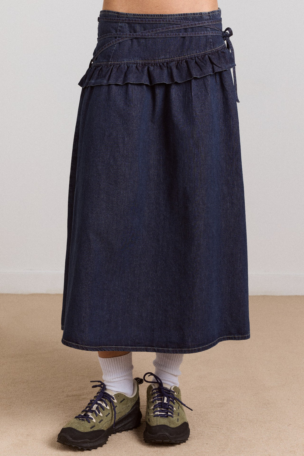 bellamie skirt - dark indigo