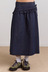 bellamie skirt - dark indigo