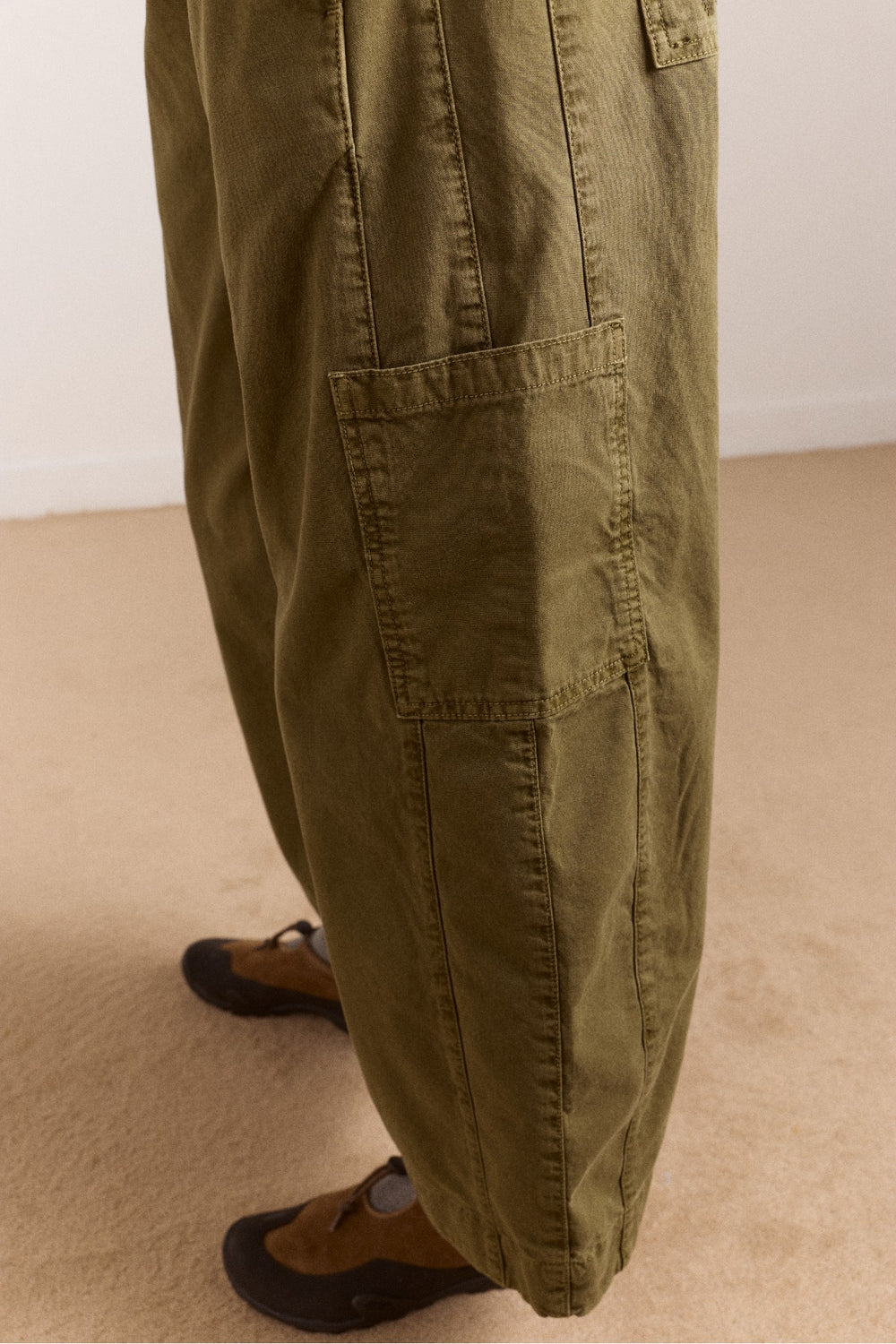 felix twill trousers - olive