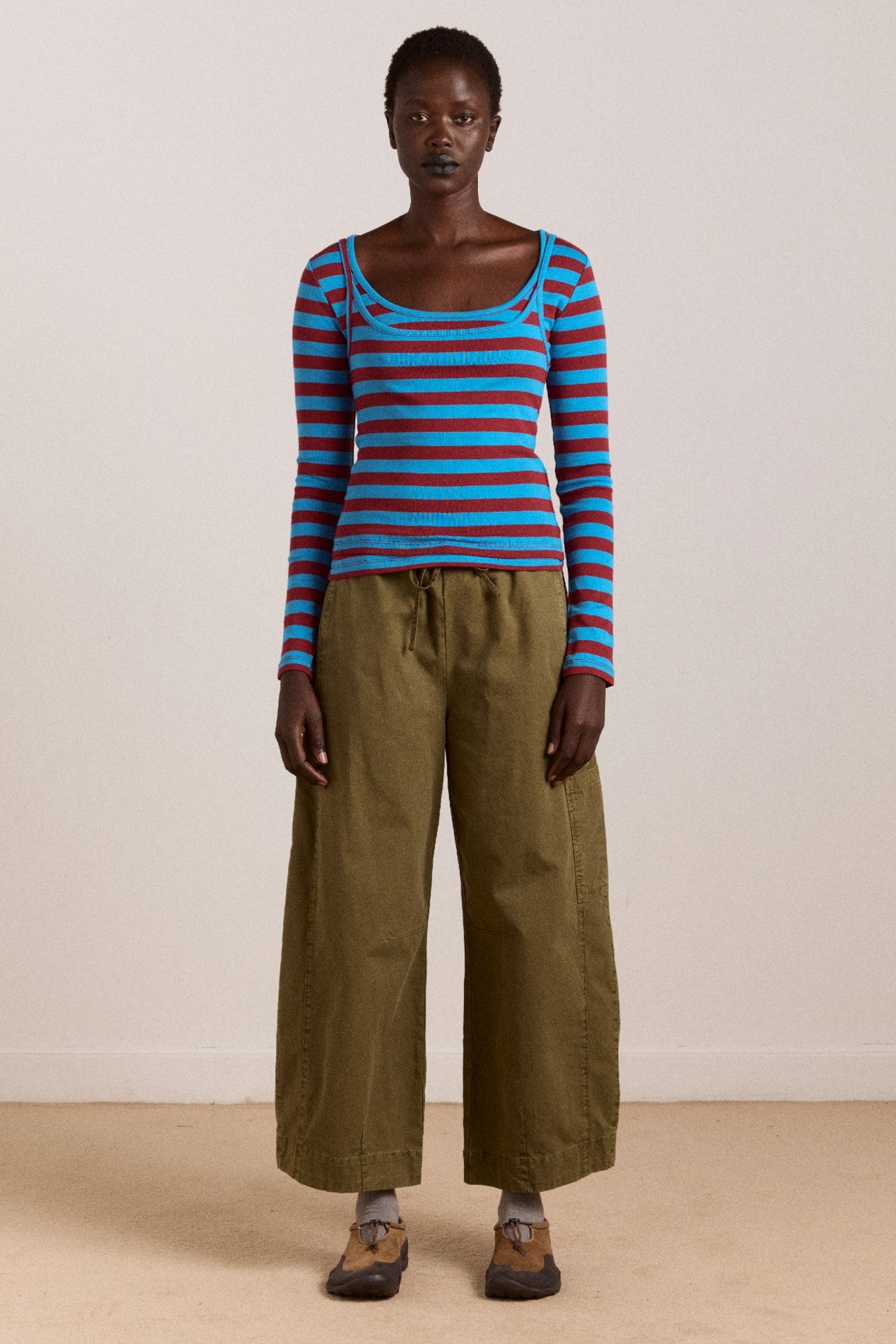 felix twill trousers - olive