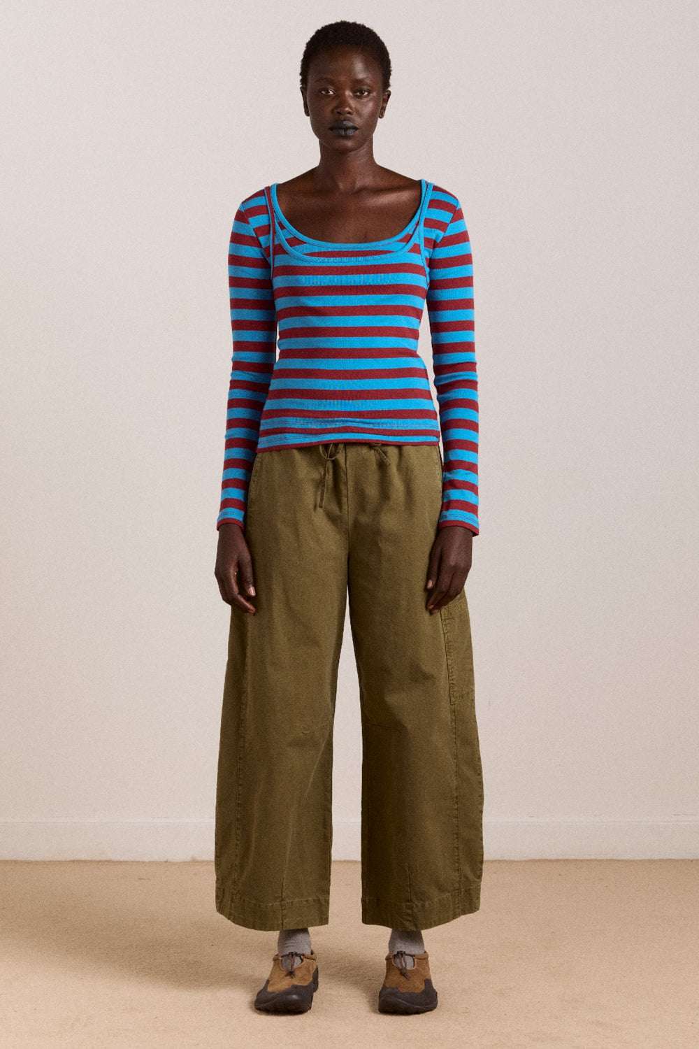felix twill trousers - olive