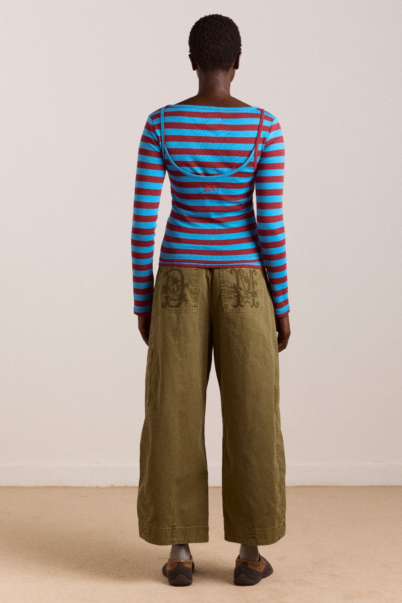 felix twill trousers - olive