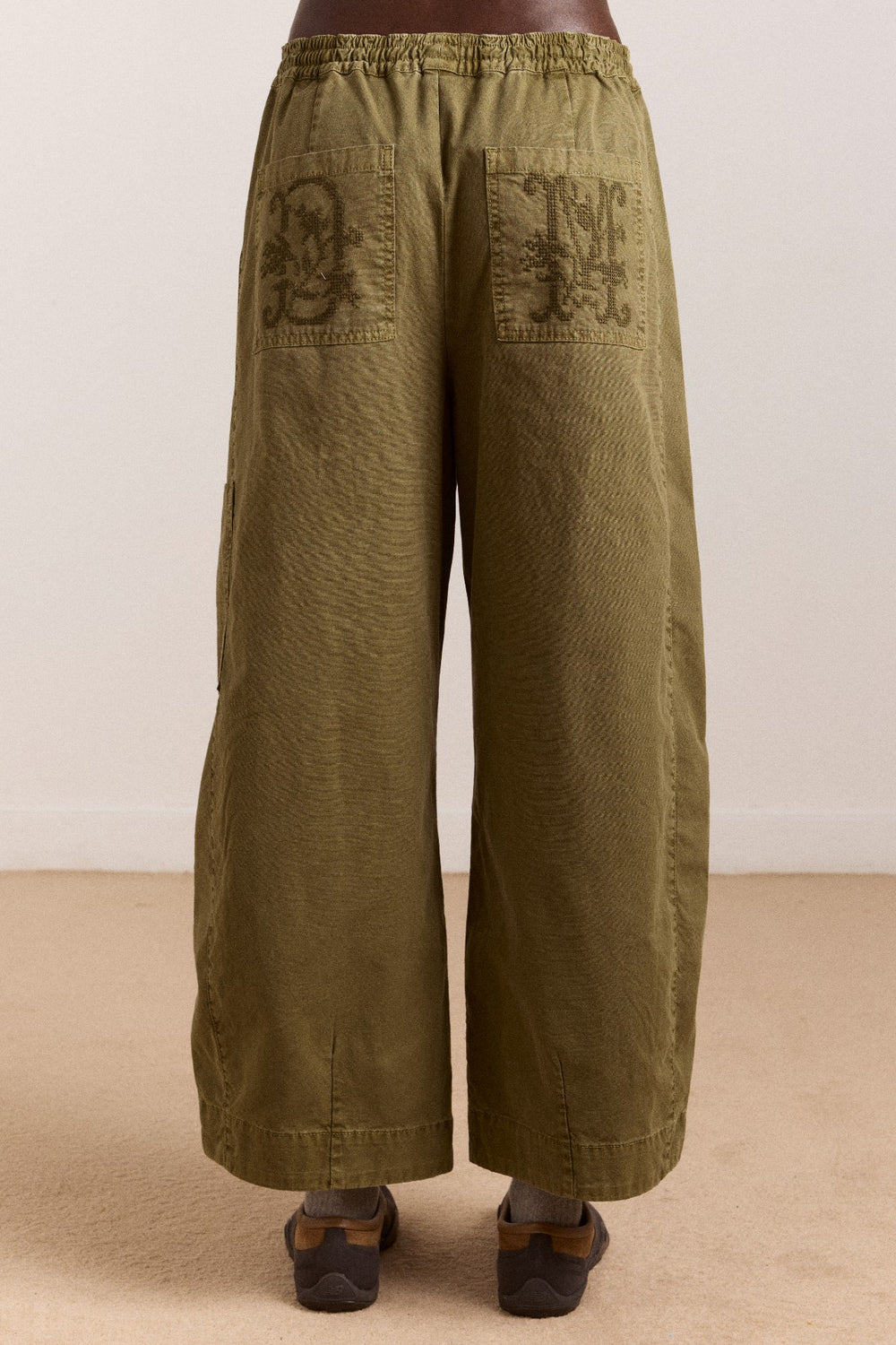 felix twill trousers - olive