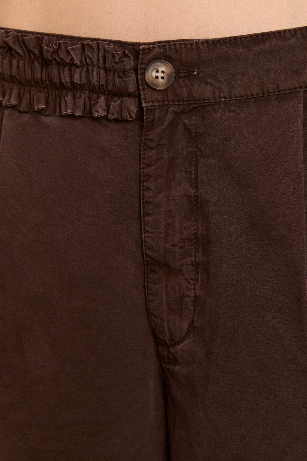 liv trouser - coffee bean