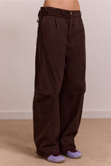 liv trouser - coffee bean