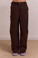 liv trouser - coffee bean