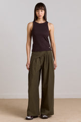 fabia trouser - khaki
