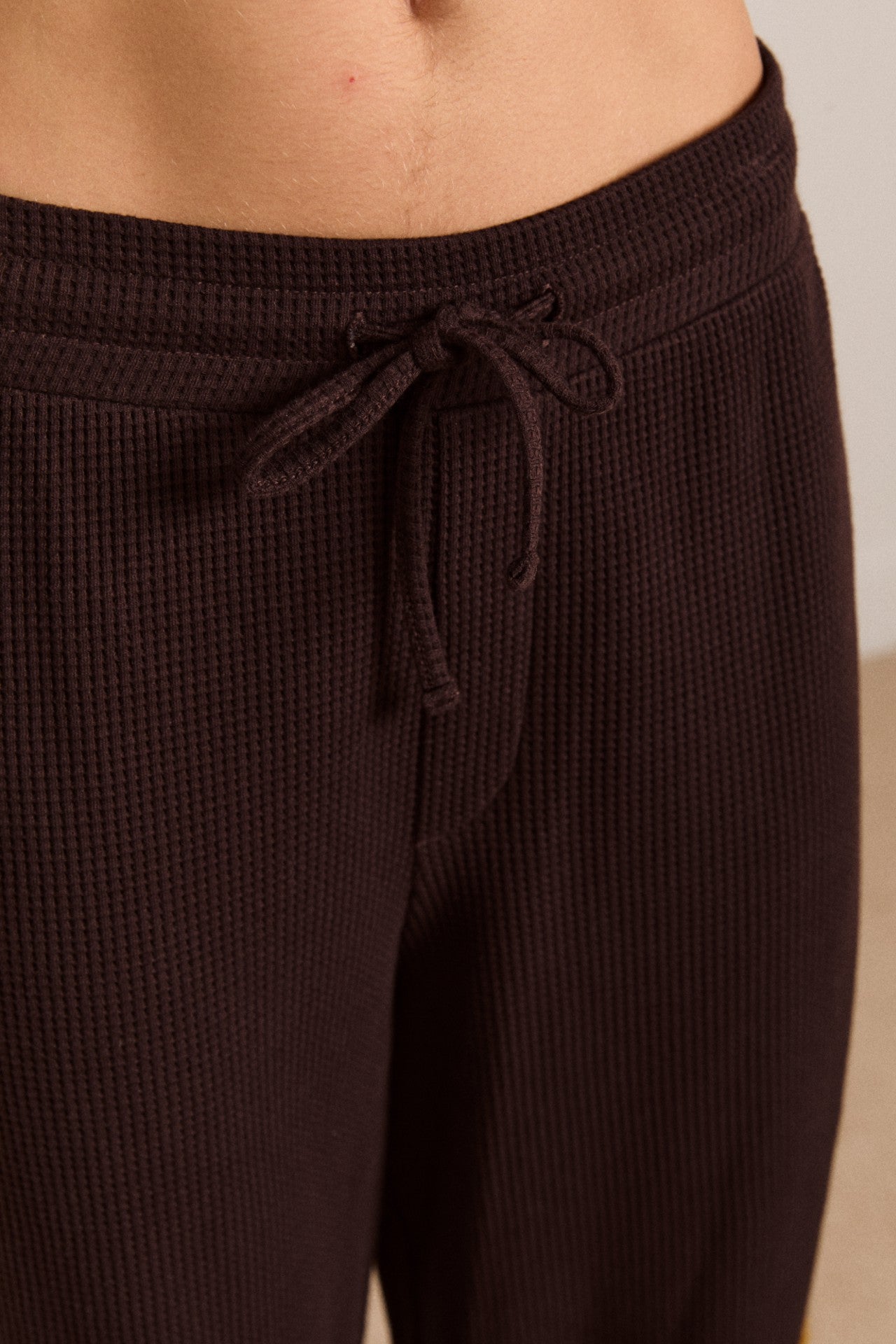 piper waffle jogger - chocolate