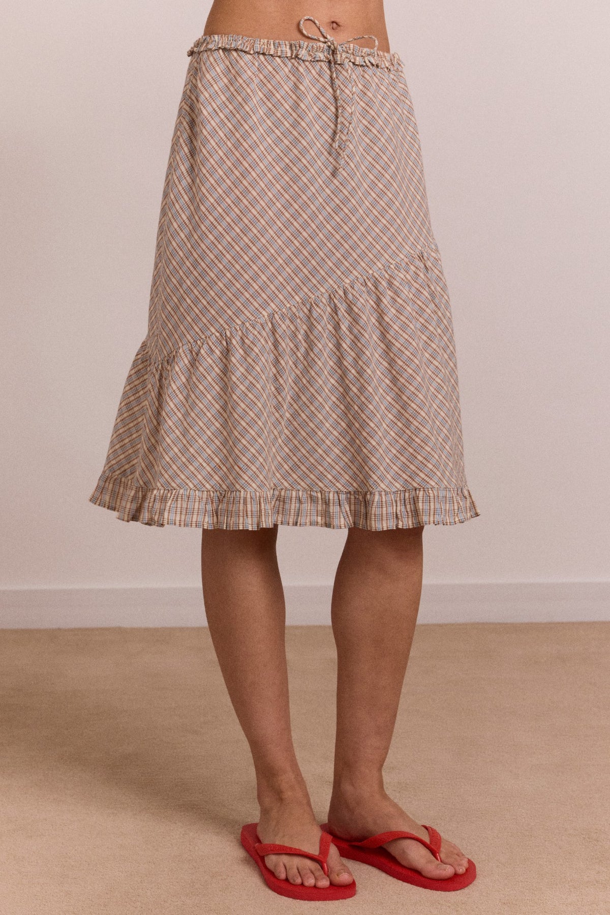 sigourney skirt - ginger check