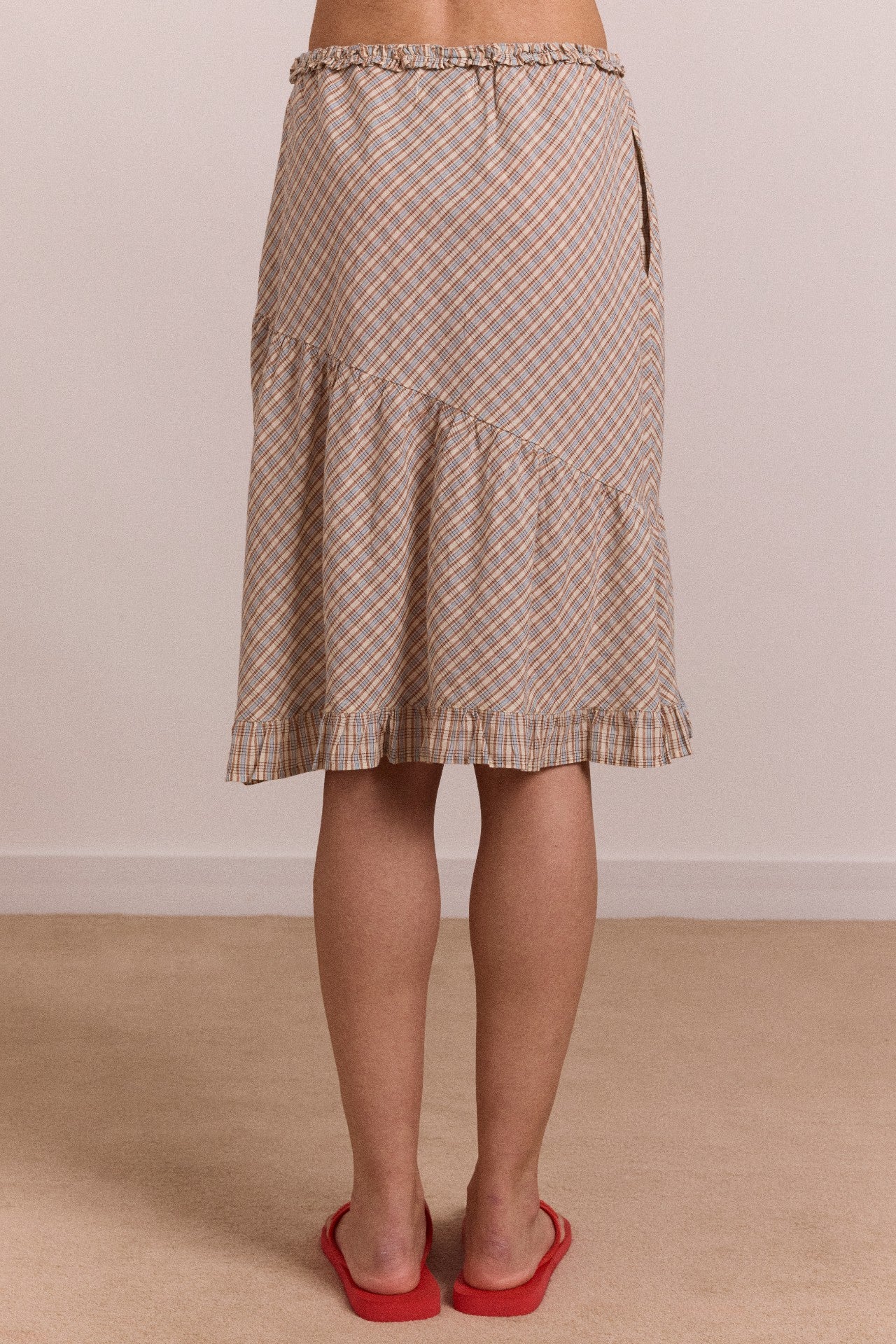 sigourney skirt - ginger check
