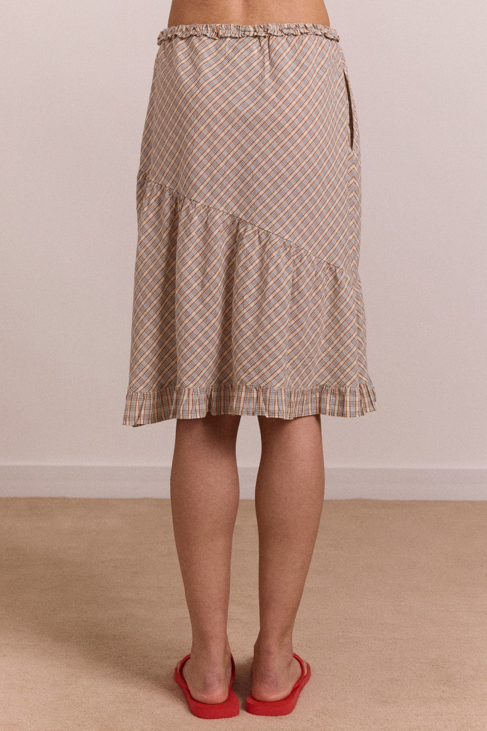 sigourney skirt - ginger check