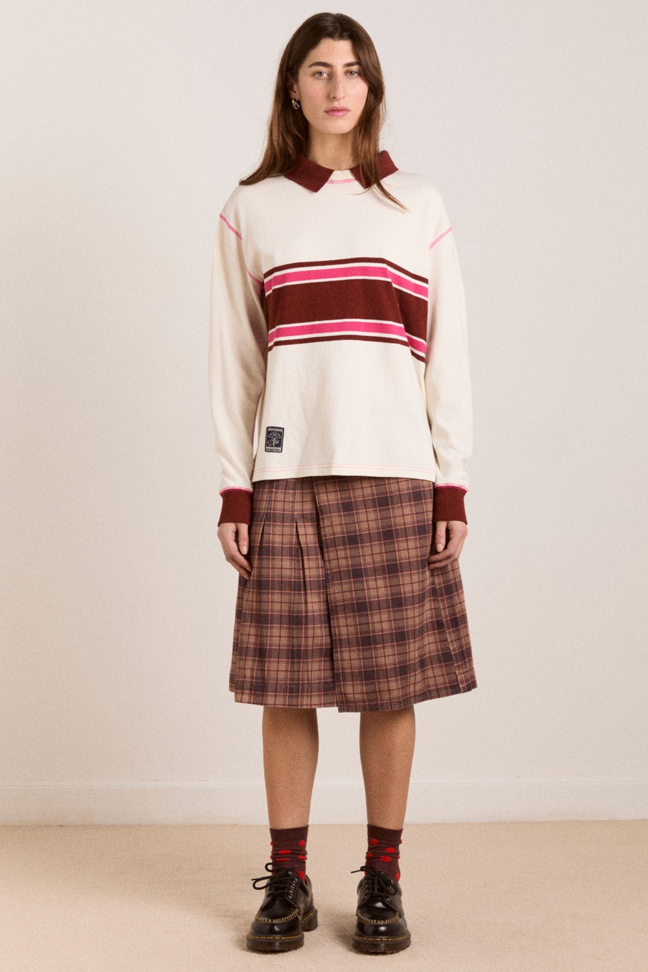 matty kilt - tan check