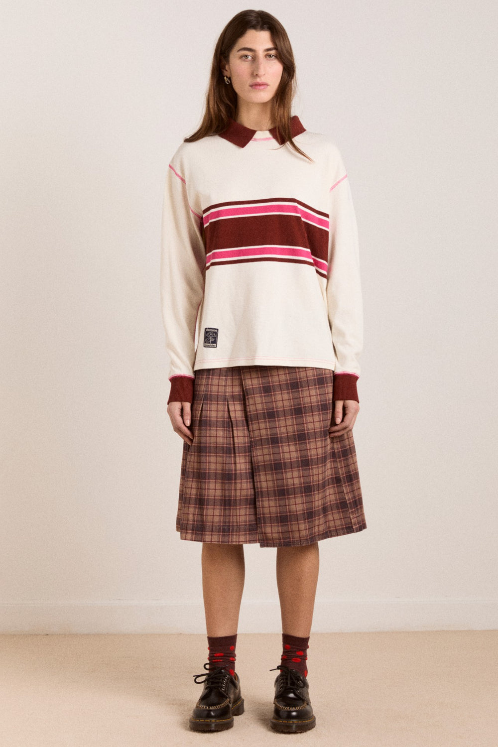 matty kilt - tan check