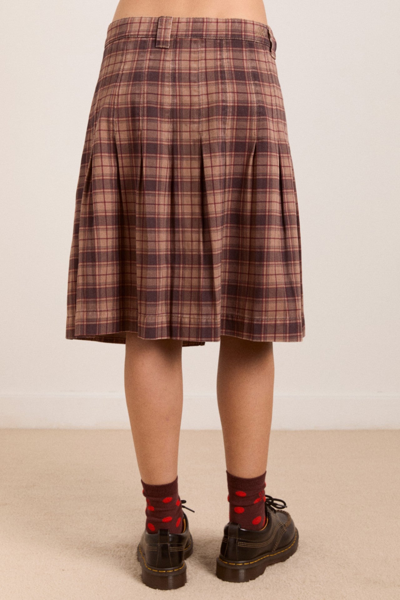 matty kilt - tan check