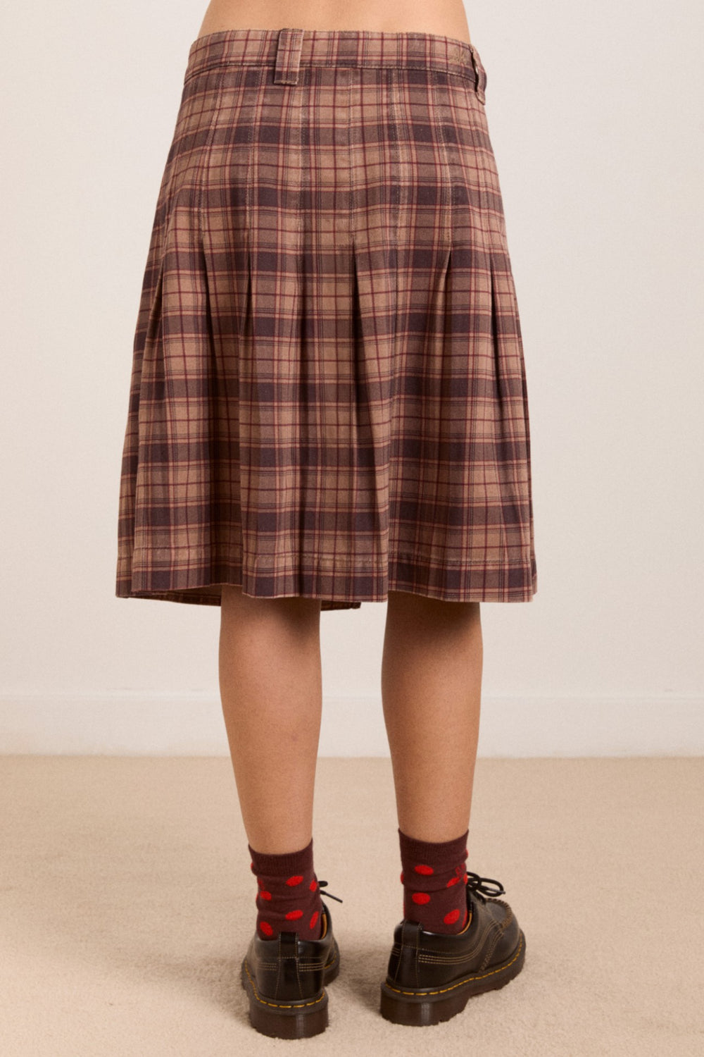 matty kilt - tan check